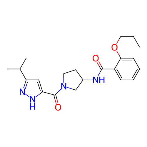 Chemical structure of BindingDB Monomer ID 281240
