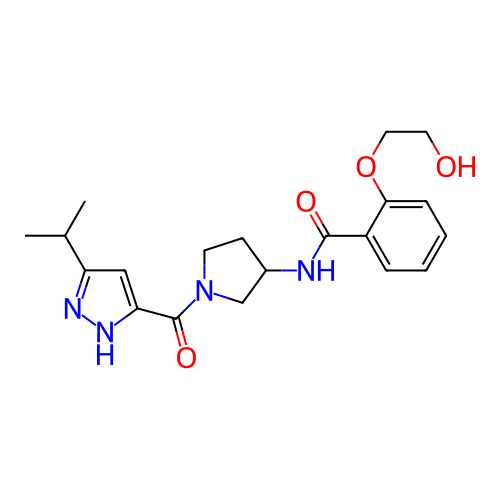 Chemical structure of BindingDB Monomer ID 281245