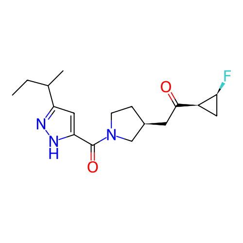 Chemical structure of BindingDB Monomer ID 281250