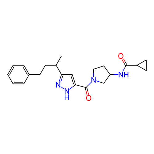 Chemical structure of BindingDB Monomer ID 281272