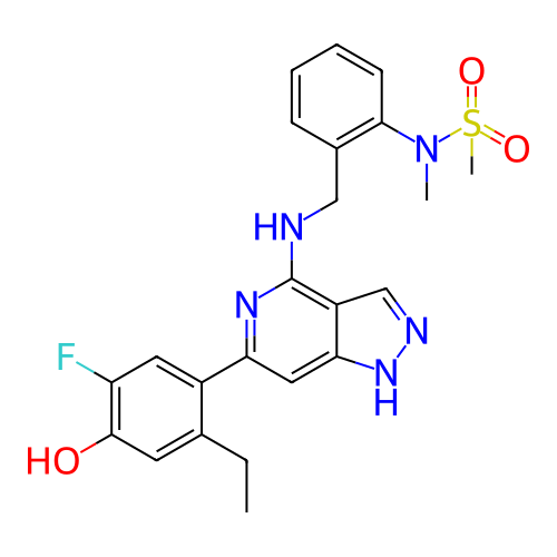 Chemical structure of BindingDB Monomer ID 281310