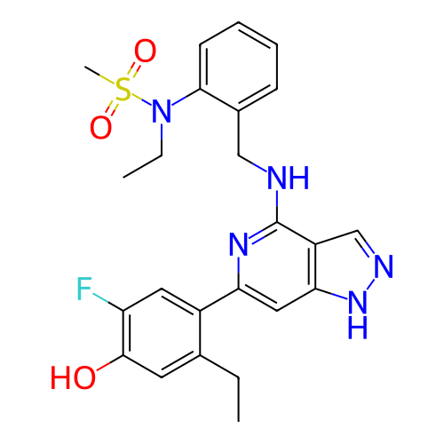 Chemical structure of BindingDB Monomer ID 281328