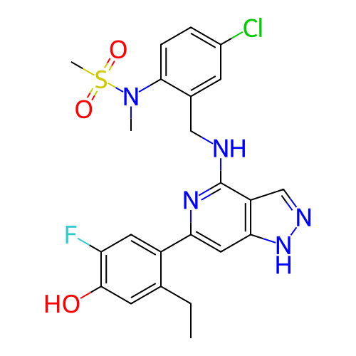 Chemical structure of BindingDB Monomer ID 281330