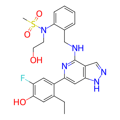 Chemical structure of BindingDB Monomer ID 281335