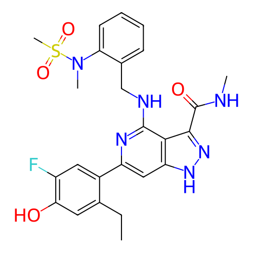 Chemical structure of BindingDB Monomer ID 281343