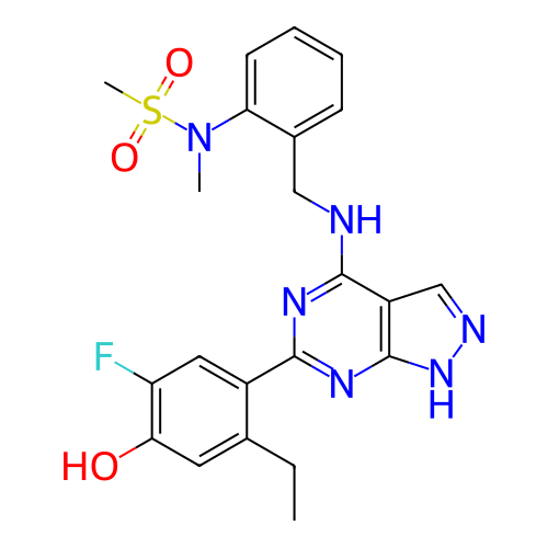 Chemical structure of BindingDB Monomer ID 281346