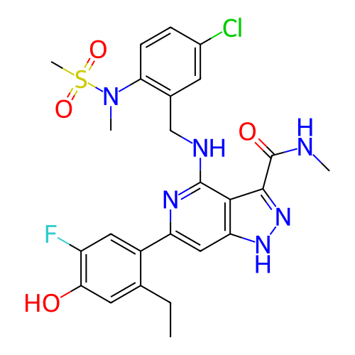 Chemical structure of BindingDB Monomer ID 281352