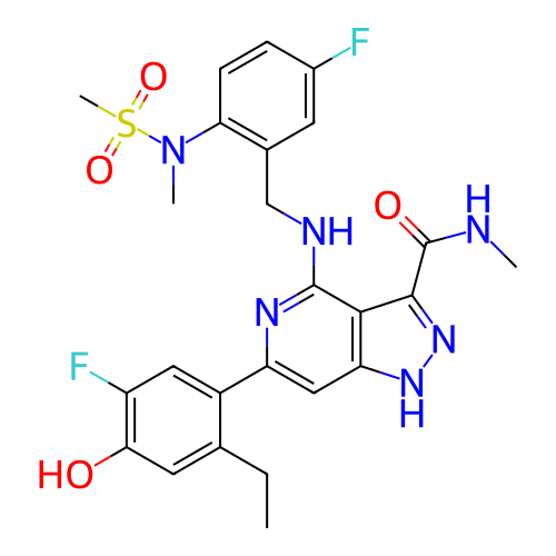 Chemical structure of BindingDB Monomer ID 281354