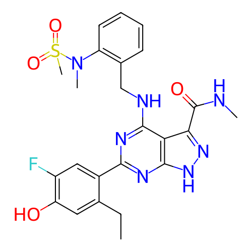 Chemical structure of BindingDB Monomer ID 281363