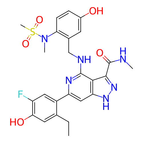 Chemical structure of BindingDB Monomer ID 281371