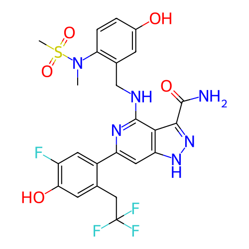 Chemical structure of BindingDB Monomer ID 281385