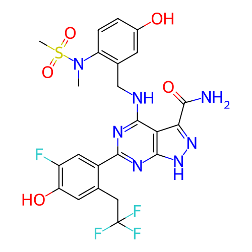 Chemical structure of BindingDB Monomer ID 281390
