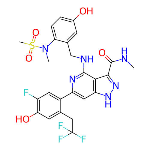Chemical structure of BindingDB Monomer ID 281401