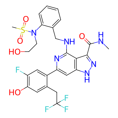Chemical structure of BindingDB Monomer ID 281415