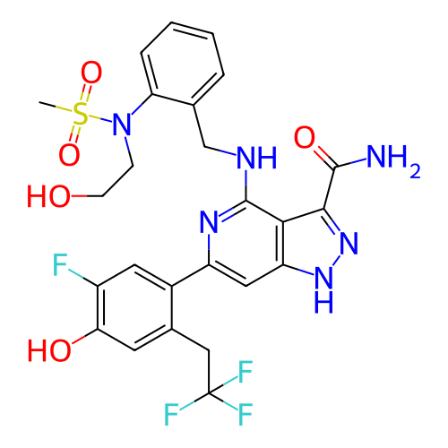 Chemical structure of BindingDB Monomer ID 281416