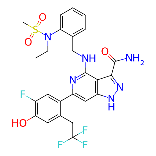 Chemical structure of BindingDB Monomer ID 281424