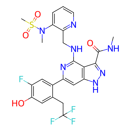 Chemical structure of BindingDB Monomer ID 281450