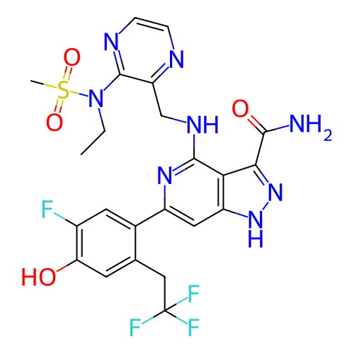 Chemical structure of BindingDB Monomer ID 281473