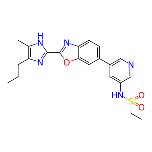 Chemical structure of BindingDB Monomer ID 281538