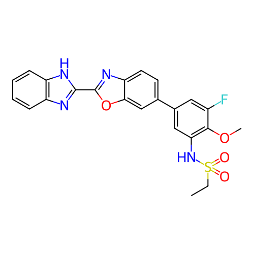 Chemical structure of BindingDB Monomer ID 281554