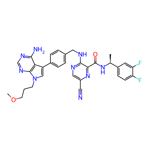 Chemical structure of BindingDB Monomer ID 282437