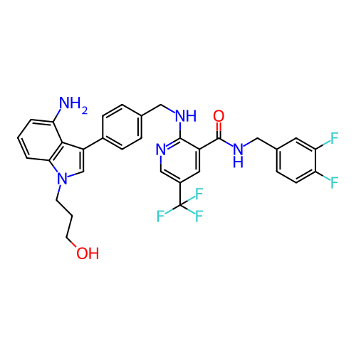 Chemical structure of BindingDB Monomer ID 282454