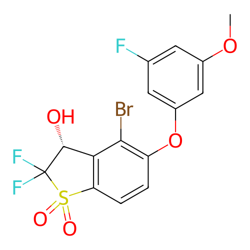 Chemical structure of BindingDB Monomer ID 282736