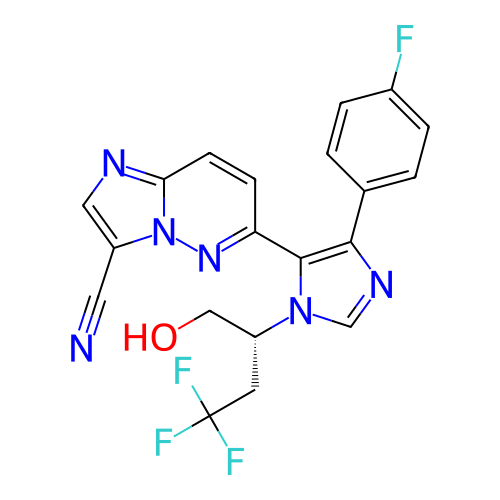 Chemical structure of BindingDB Monomer ID 282821