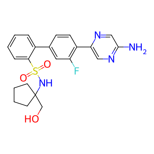 Chemical structure of BindingDB Monomer ID 283306