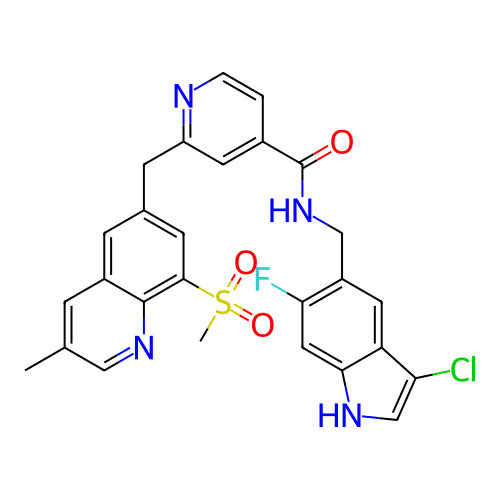 Chemical structure of BindingDB Monomer ID 283365