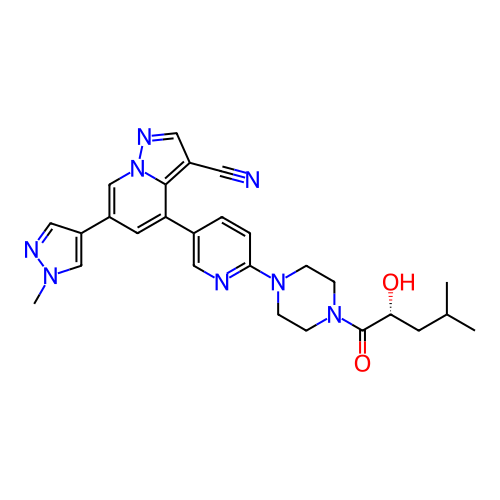Chemical structure of BindingDB Monomer ID 284043