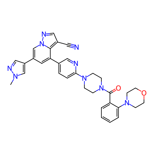 Chemical structure of BindingDB Monomer ID 284348