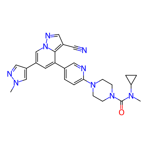 Chemical structure of BindingDB Monomer ID 284376