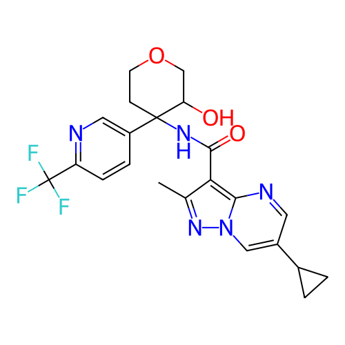 Chemical structure of BindingDB Monomer ID 284760