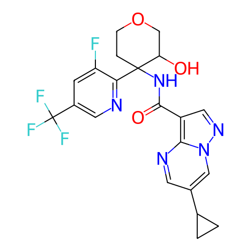 Chemical structure of BindingDB Monomer ID 284766