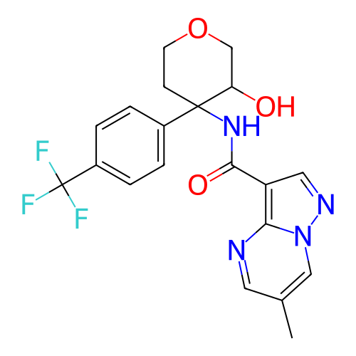 Chemical structure of BindingDB Monomer ID 284768