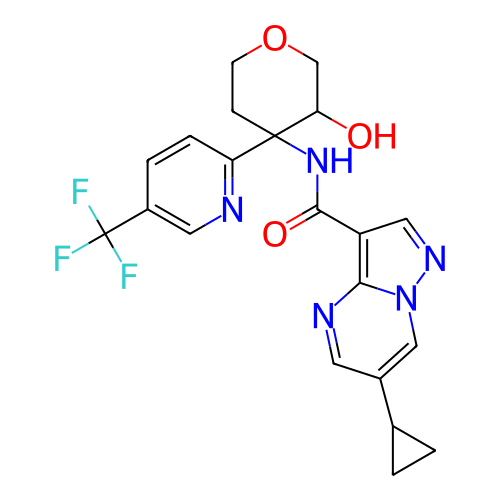 Chemical structure of BindingDB Monomer ID 284772