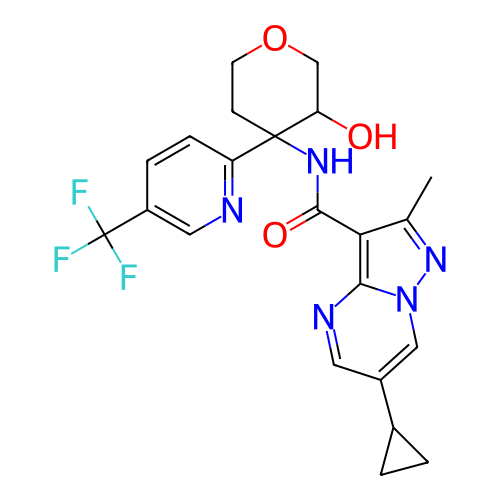 Chemical structure of BindingDB Monomer ID 284774