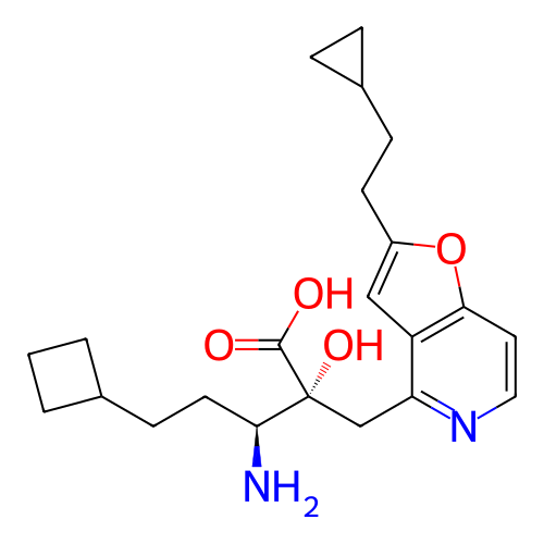 Chemical structure of BindingDB Monomer ID 284942