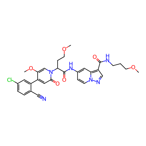 Chemical structure of BindingDB Monomer ID 285522