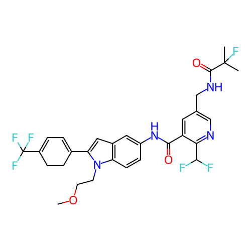 Chemical structure of BindingDB Monomer ID 286044