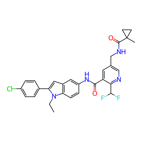 Chemical structure of BindingDB Monomer ID 286057