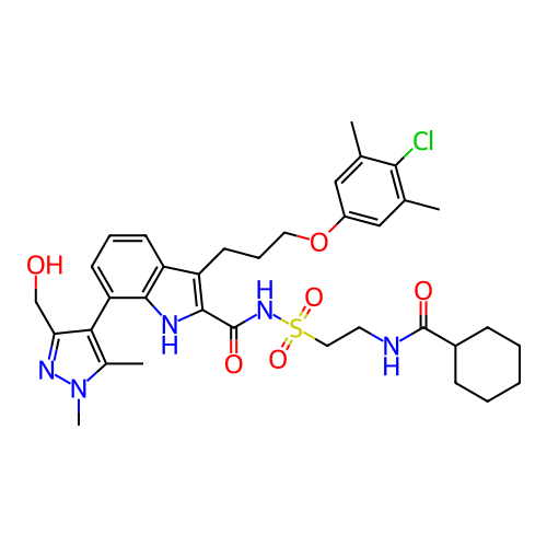 Chemical structure of BindingDB Monomer ID 286516
