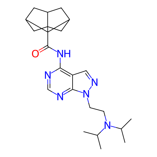 Chemical structure of BindingDB Monomer ID 287102