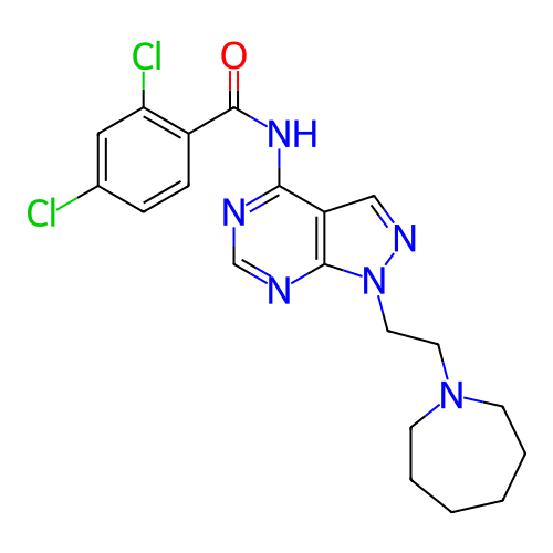 Chemical structure of BindingDB Monomer ID 287104
