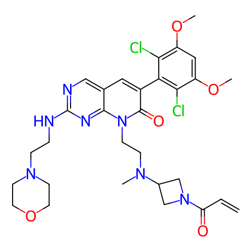 Chemical structure of BindingDB Monomer ID 287535