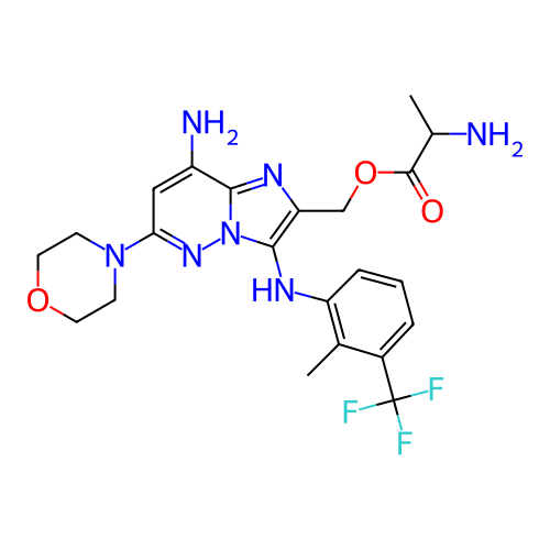 Chemical structure of BindingDB Monomer ID 288384