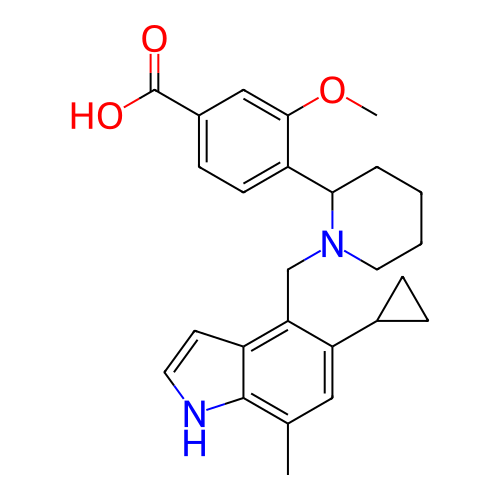 Chemical structure of BindingDB Monomer ID 289452