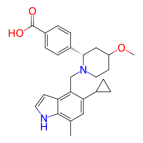Chemical structure of BindingDB Monomer ID 289500
