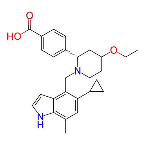 Chemical structure of BindingDB Monomer ID 289502